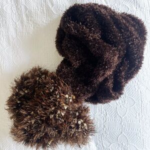 Scarf Duo Bundle Chestnut Brown & Multicolor